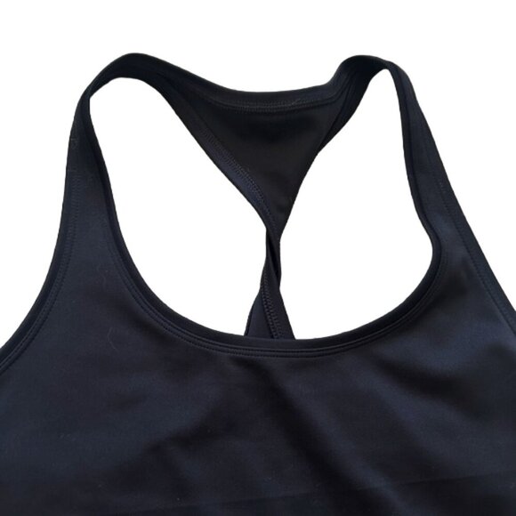 NWT The North Face Black Active Ribbed Stretch Racerback Tank L Yoga Running Gym - Picture 5 of 9